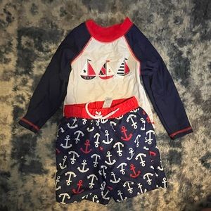 Baby swim suit and rash guard
